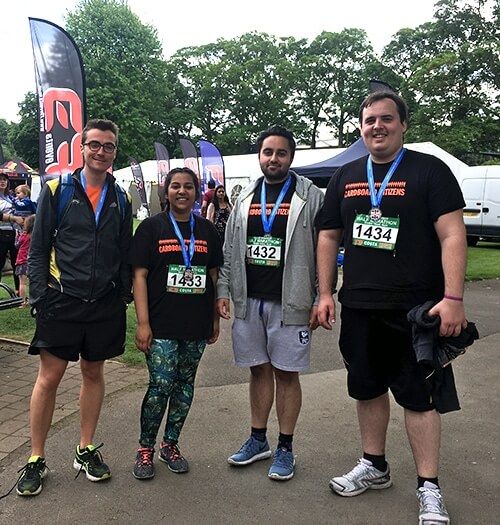 Housing team runs Windsor marathon 2017