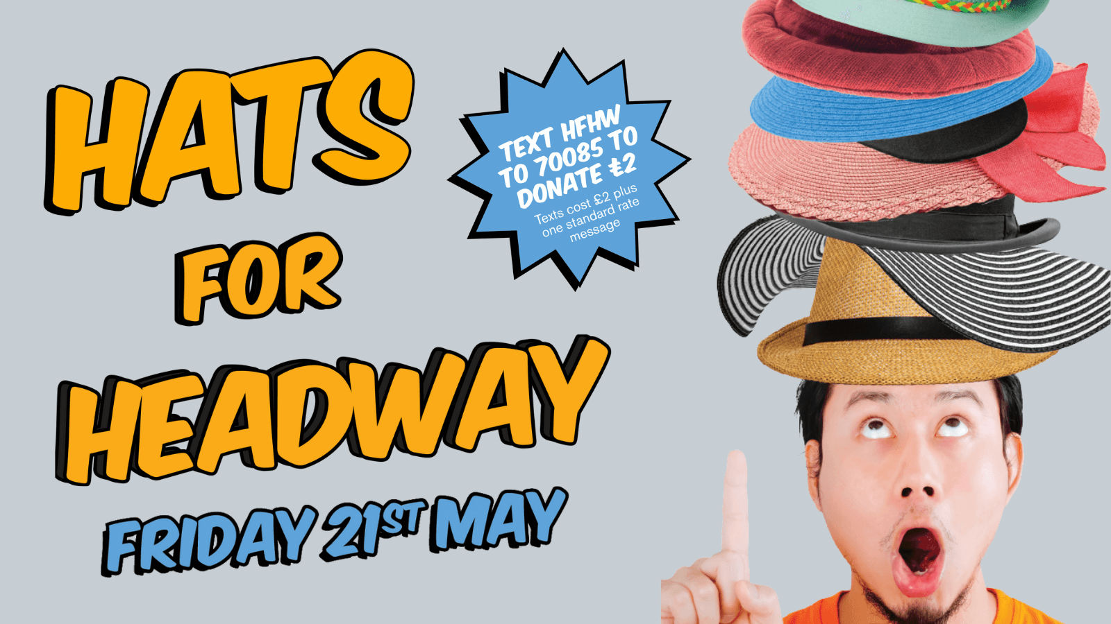 Hats for Headway campaign