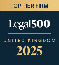 Legal 500 UK - Top Tier Firm-2023