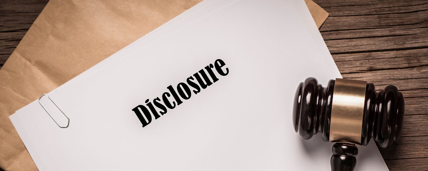 The Importance Of Disclosure