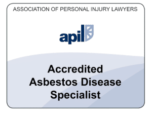 APIL Asbestos Disease Specialist 