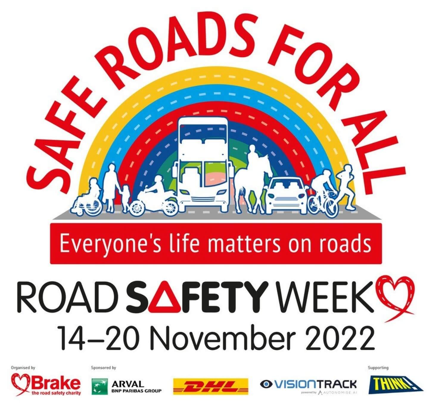 Road Safety Week 14th to 20th November 2022 – How Brake Can Help