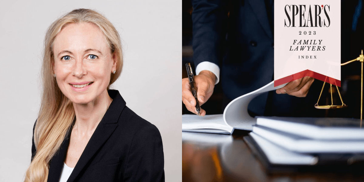 Jacqueline Major, Head of Family Law Team, Recognised in Spear’s 500 Legal Index 2023