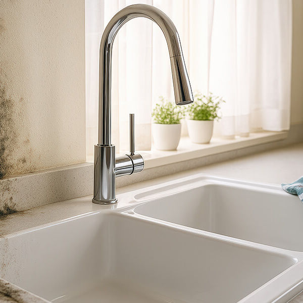 black mould in the kitchen