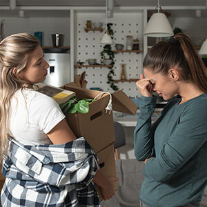 Lesbian couple relantionship breakup, separation